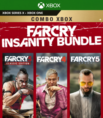 Far Cry 3, 4 e 5 - Pacote Insanidade – Xbox – Mídia Digital