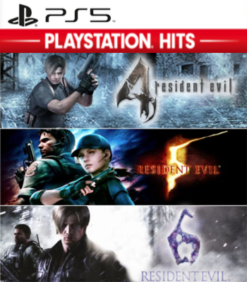 Resident Evil Triple Pack (4, 5, 6) – PlayStation 5 – Mídia Digital