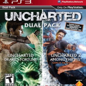 Uncharted Dual Pack (Uncharted 1 + Uncharted 2) – PlayStation 3 – Mídia Digital
